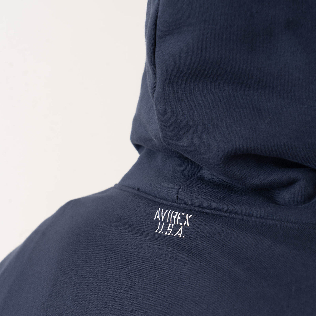 ◇AVIREX◇ Daily Logo Hoodie Navy Daily Pullover Sweat Hoodie - Blue Navy | Avirex® – Avirex