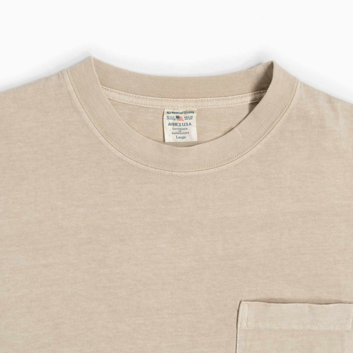 [Khakis] Overdyed Pocket Tee /追跡付 Overdyed Pocket Tee Grey — ( K h a k i s )