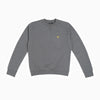 Crewneck Sweatshirt Embroidered Logo - Gray