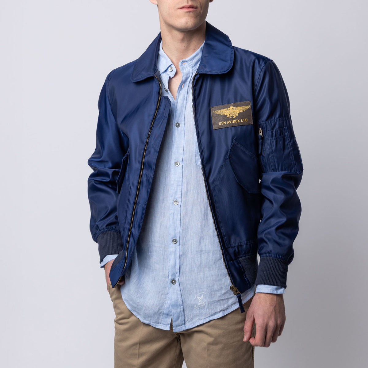 bomber avirex blu