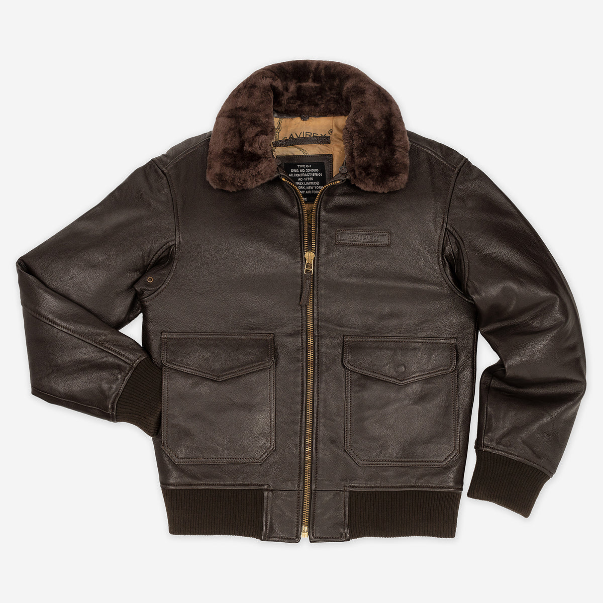 G1 Winter Leather Jacket (Size Restock) | Avirex® – Avirex® Europe