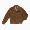 A-1 Suede Leather Jacket - Cognac