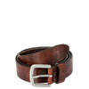 Pull Up Leather Belt - Dark Brown (BLT18-910)