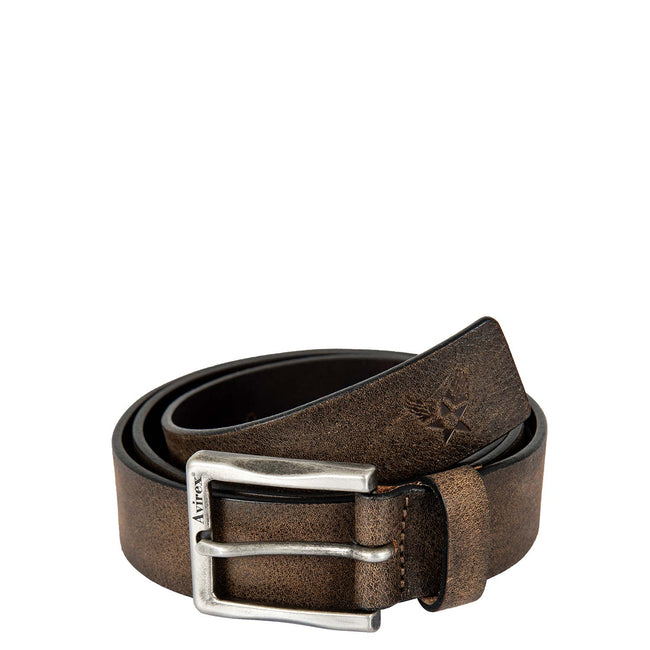 Pull Up Leather Belt - Dark Brown (BLT20-910)