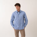 Camicia Basic Chambray L/S - Chambray Chiaro