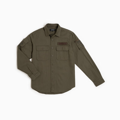 L/S Fatigue Shirt - Military Green