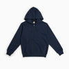 Daily Zip Up Sweat Hoodie - Blue Navy