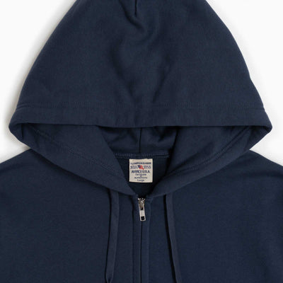 Daily Zip Up Sweat Hoodie - Blue Navy