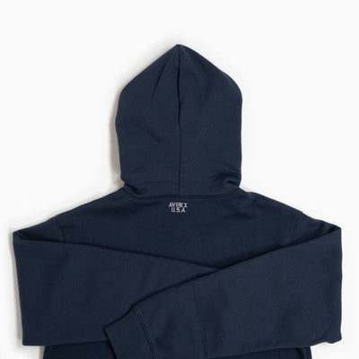 Daily Zip Up Sweat Hoodie - Blue Navy