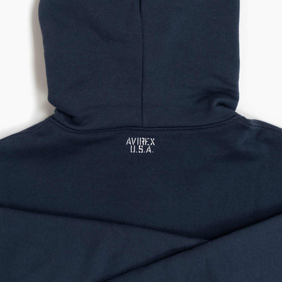 Daily Zip Up Sweat Hoodie - Blue Navy