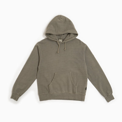 Fade Wash Hoodie - Olive