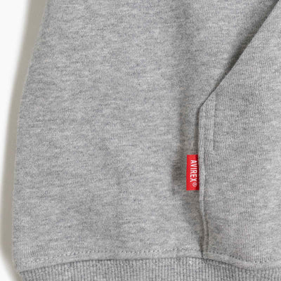 Naval Pullover Hoodie - Light Gray