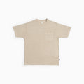 S/S Fade Wash Pocket T-shirt - Natural