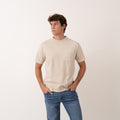 S/S Fade Wash Pocket T-shirt - Natural