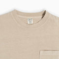 S/S Fade Wash Pocket T-shirt - Natural