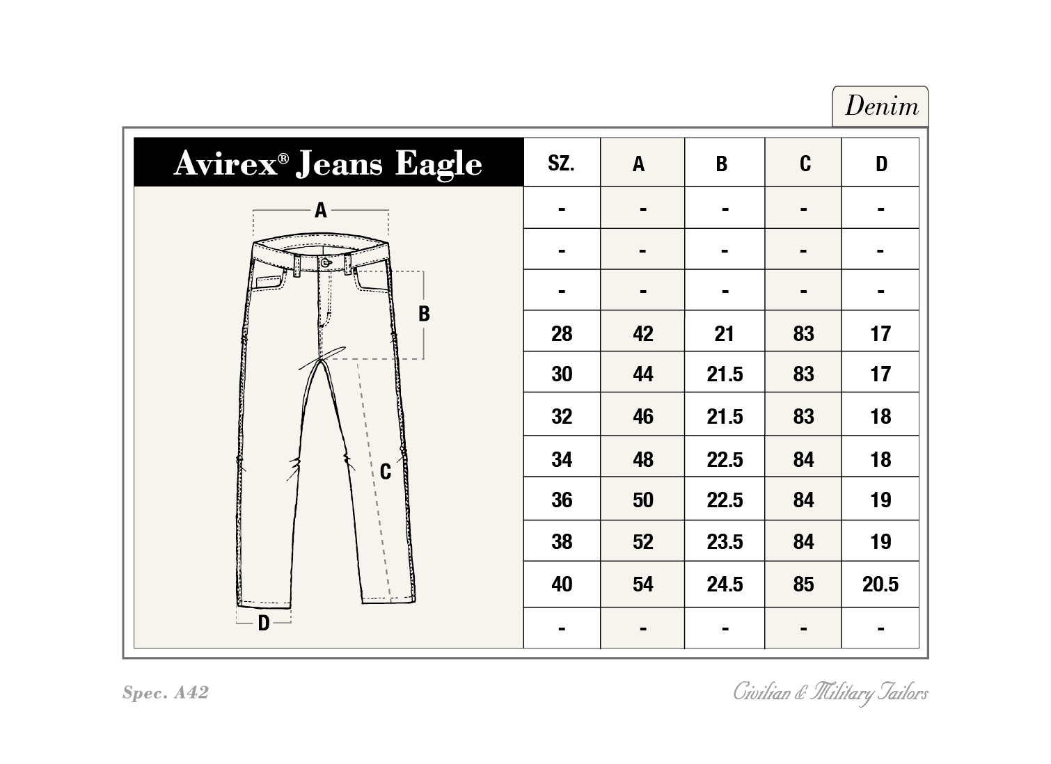 Golden Eagle Jeans - Stone Wash
