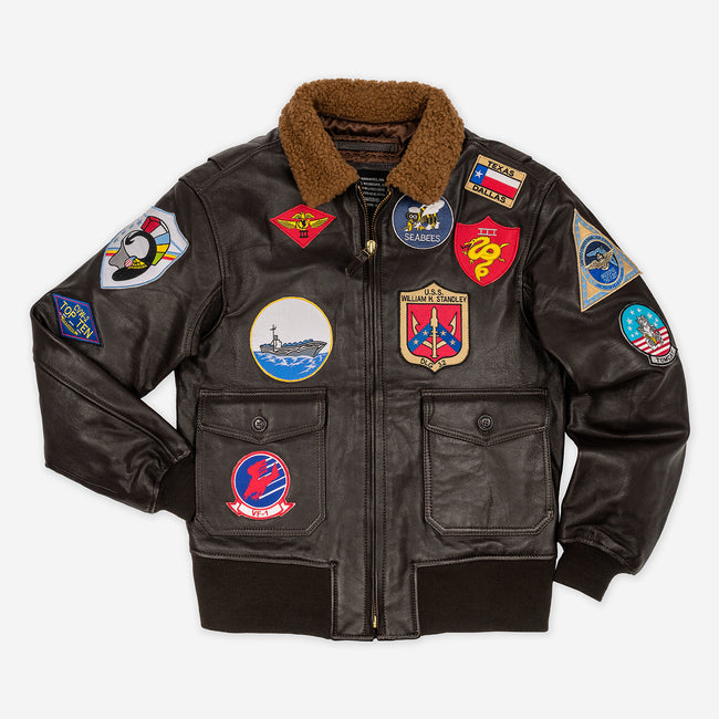 Maverick Leather Jacket - Brown
