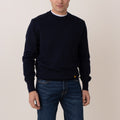 Merinos Wool Crewneck - Dark Blue