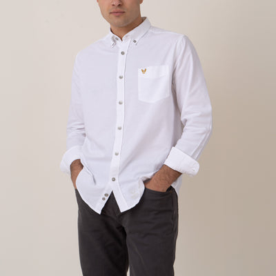 Buckley Oxford Shirt - White