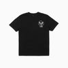 High Neck Printed T-Shirt - Black