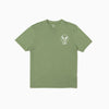 High Neck Printed T-Shirt - Light Green