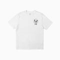 High Neck Printed T-Shirt - White