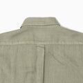 Regular Overdyed Linen Shirt - Sage Green