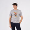 Cotton Printed T-shirt Dog - Gray