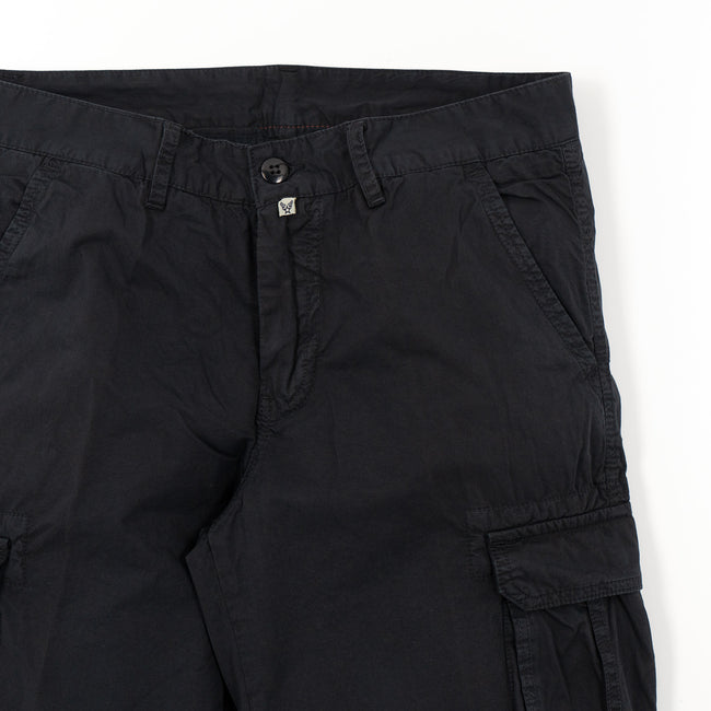Vintage Gabardine Cargo Shorts - Dark Blue (Restock)