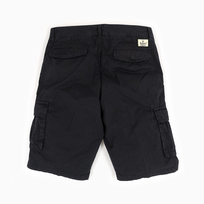 Vintage Gabardine Cargo Shorts - Dark Blue (Restock)