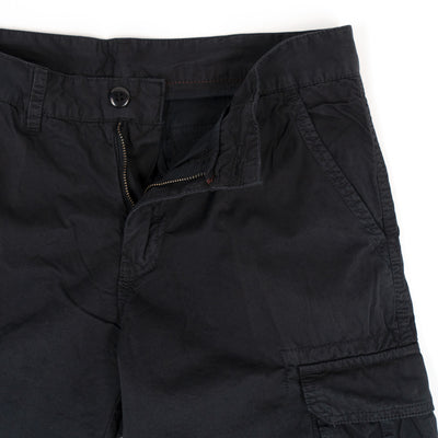 Vintage Gabardine Cargo Shorts - Dark Blue