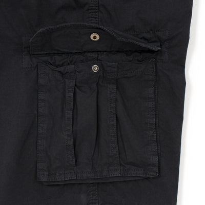 Vintage Gabardine Cargo Shorts - Dark Blue