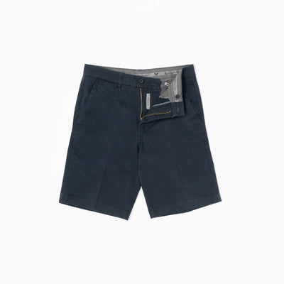 Light Comfort Gabardine Chinos Shorts - Dark Blue