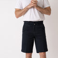 Light Comfort Gabardine Chinos Shorts - Dark Blue