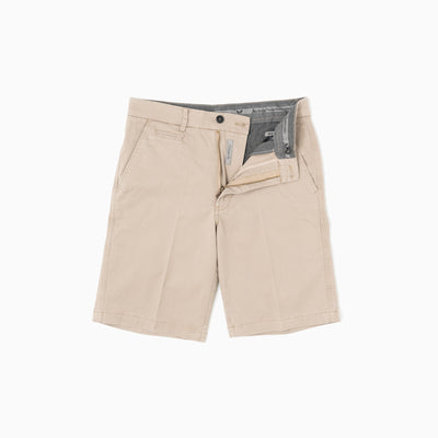 Light Comfort Gabardine Chinos Shorts - Khaki