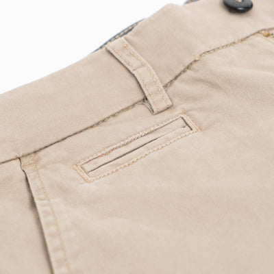 Light Comfort Gabardine Chinos Shorts - Khaki