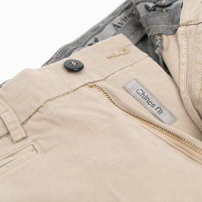 Light Comfort Gabardine Chinos Shorts - Khaki