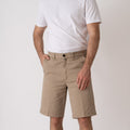 Light Comfort Gabardine Chinos Shorts - Khaki