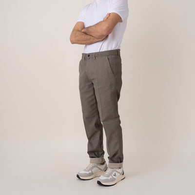 Chinos Comfort Twill Printed - Taupe