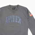 Crewneck Sweatshirt Printed Logo - Gray