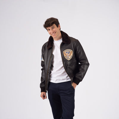 Giacca in pelle G1 Two Patches