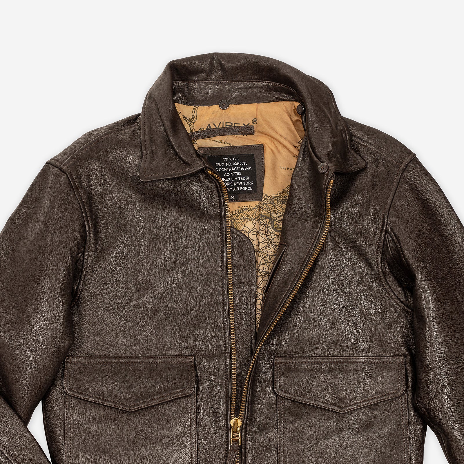 Avirex g1 2025 leather jacket