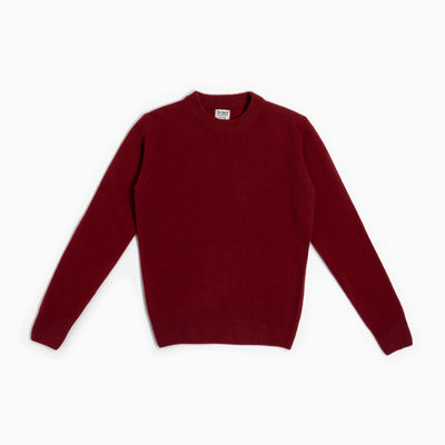 Crewneck Sweater Merinos - Bordeaux