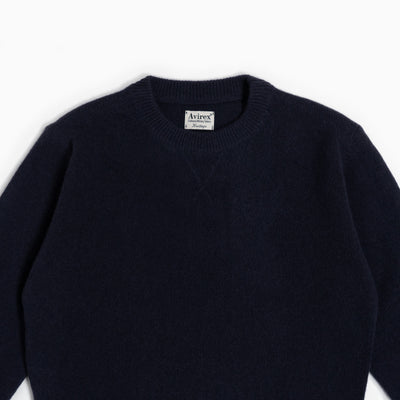 Crewneck Sweater Merinos - Deep Blue