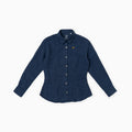 Julia Shirt in Linen - Denim/Chambray