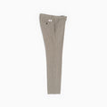 Chinos Misto Lino a Righe - Fly Green/Beige