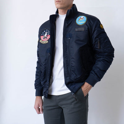 MA-2B (classic patch) Jacket - Dark Blue