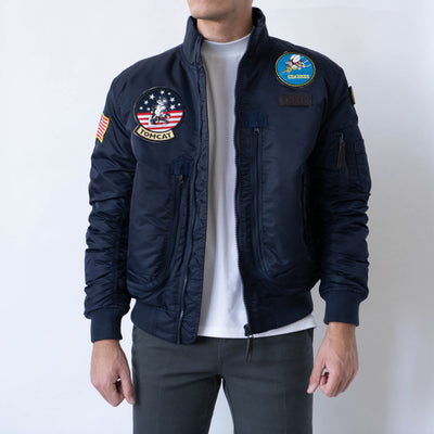 MA-2B (classic patch) Jacket - Dark Blue