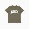 T-shirt stampata in cotone Avirex - Verde