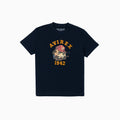 Cotton Printed T-shirt Dog - Blue